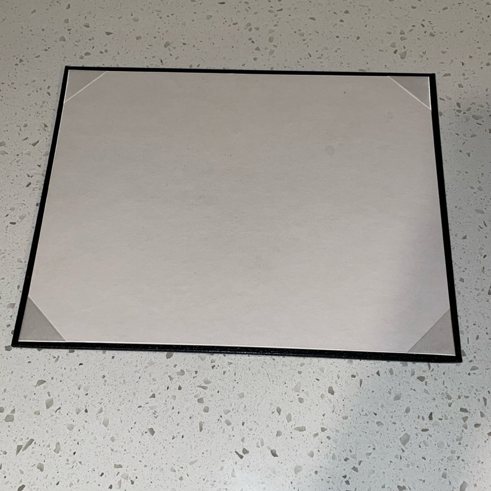 frame for an award, certificate, etc..
